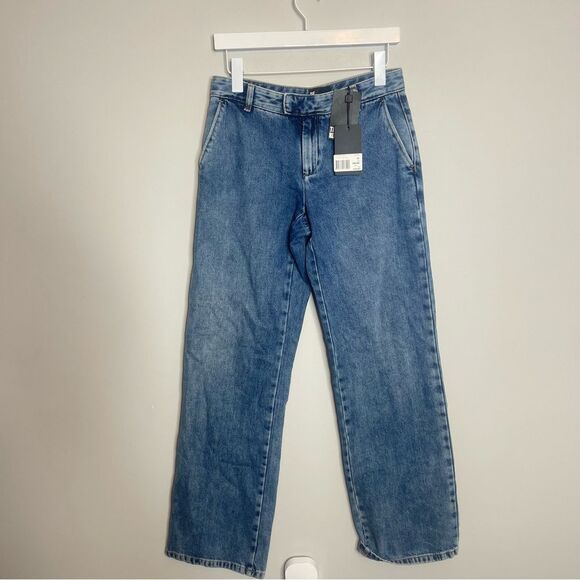 The Kooples low rise relaxed blue denim jeans size 26 NWT - Picture 1 of 10